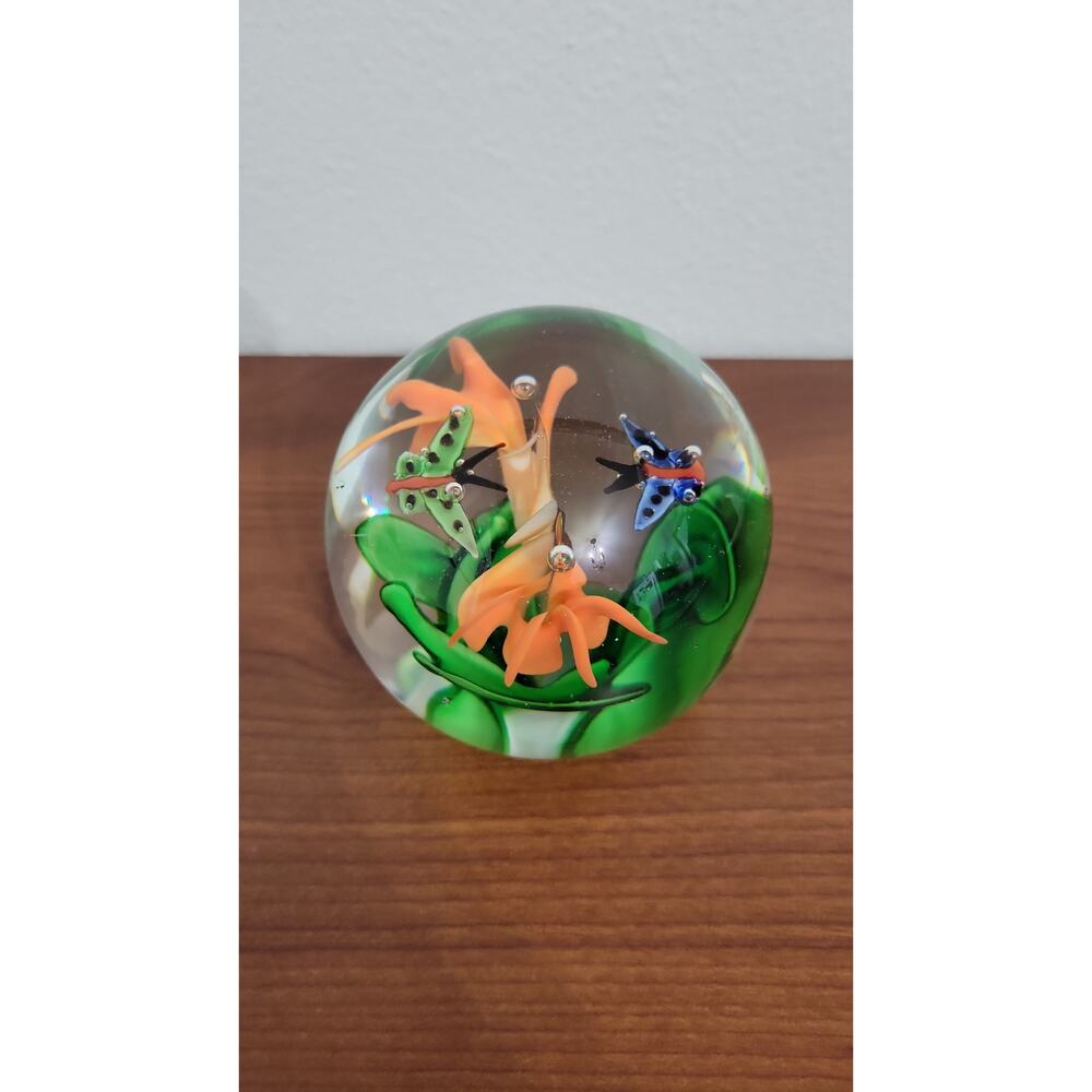 Vintage Murano Style Glass Paperweight